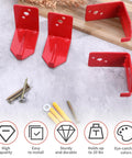 Universal Fire Extinguisher Wall Mount Bracket Holds Up To 20 Lbs Easy Install Includes 8 Spacers And 8 Screws on display.