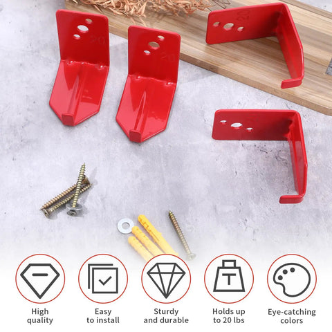 Universal Fire Extinguisher Wall Mount Bracket Holds Up To 20 Lbs Easy Install Includes 8 Spacers And 8 Screws on display.