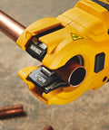Copper Pipe Cutter And Impact Driver Attachment For Quick Change Cutting 4X Faster Copper Pipe Cuts 100X Less Effort Than Manual
