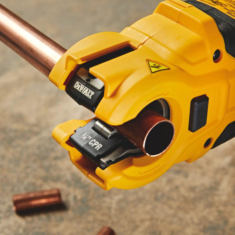 Copper Pipe Cutter And Impact Driver Attachment For Quick Change Cutting 4X Faster Copper Pipe Cuts 100X Less Effort Than Manual