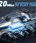 One Twelfth Scale RC Tank Beast With Fifteen Km Per Hour Top Speed, 20 mins playtime, military style