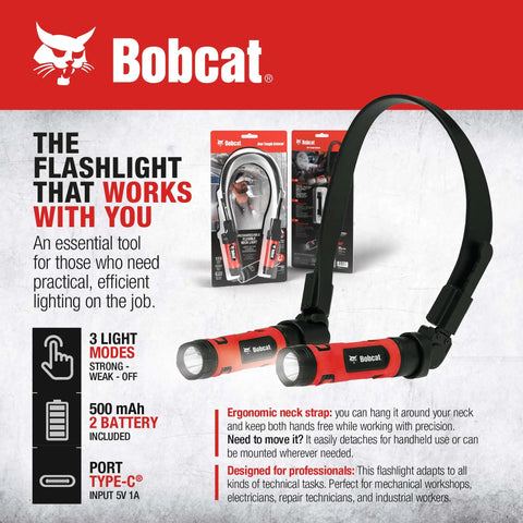 Rechargeable Neck Light For Reading And Work, Hands Free Flexible LED Around Neck With 3 Modes, Magnetic Base, Type C Charging