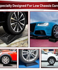 Beefy Heavy Duty Car Ramps For Lift And Maintenance, Portable Low Profile Ramps For Garage, Tire Ramps For Low Chassis Cars