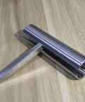 Stainless steel shaft adapter sleeve with 3/16-inch key visible