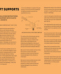 Installation instructions for Top Shelf Two Piece Front Hood Lift Supports for 2010 to 2016 Sports Utility Vehicles including diagrams.