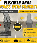 Comparison of flexible seal with Hella Smooth Concrete Crack Filler Self Leveling Waterproof Sealant For Driveways Patios And Garage Floors Fast Drying Flexible DIY Asphalt Grout Adhesive Compound Gray.