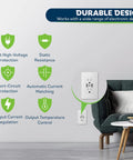 Three Port USB Wall Outlet With Type C And Two USB A Ports No Fuss 5.8A Total 29W 15 Amp Tamper Resistant Receptacle UL Listed