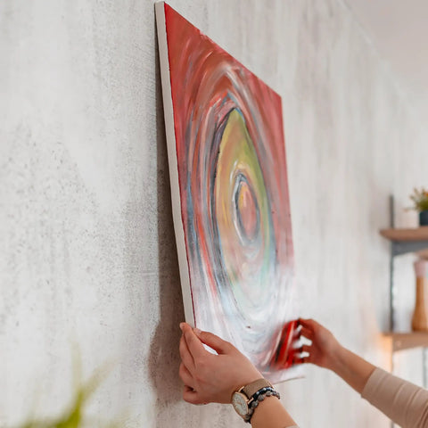 Premium Triple Thick Glaze Spray For Slick Crystal Clear Finish That Goes On Buttery Smooth And Dries Dead Fast On Wood Metal Plastic Ceramic Great For Indoor Outdoor Crafts Comes No Stress Ready In A Twelve Oz Aerosol Can used for a glossy finish on wall art.