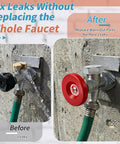 Outdoor Faucet Repair Kit With Anti Siphon Frostproof Vacuum Breaker And Metal Handle Easy Install ASSE 1019 A Certified