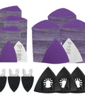 Pro Grade 266CS Zirconia Oscillating Tool Sanding Kit With 3 Triangle Pads And 3 Finger Pads 260 Detail Sandpapers