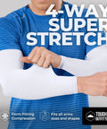 UV Arm Sleeves For Men And Women Stay Cool With Sun Protection Compression Cooling Sleeve For Golf Baseball Running