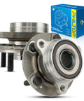 AWD Front Or Rear Wheel Bearing Hub Assembly 5 Lug Drops In And Fits 2017-2023 Hyundai Elantra, 2019-2022 Kia Forte, shown with packaging