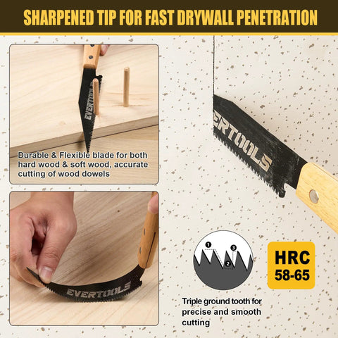 Precision Japanese Pull Saw Set Comes With Heavy Duty Sk5 Steel Ryoba And Flush Cutting Blades For Crisp Woodworking Trim And Yard Pruning Featuring Sweet Swing Action And Zero Sweat Operation