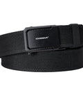 Go-To Quick-Adjust Tactical Ratchet Belt For EDC CCW And Duty Use Heavy-Duty 1000D Nylon Belt Black Medium 34 To 40 Inches