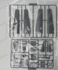 Package contents of AC 130J Ghostrider Gunship Military Aircraft Model Kit 1 144 Scale with detailed parts in plastic sprues