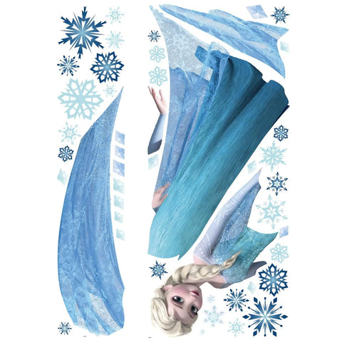 Disney Frozen Elsa Giant Peel And Stick Wall Decals Perfect For Kids Room Decor Super Easy To Apply Removable No Sticky Residue
