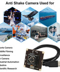 4K Autofocus USB Camera Module With In Body Image Stabilization IBIS For Ultra Smooth Video Anti Shake Board showcasing uses