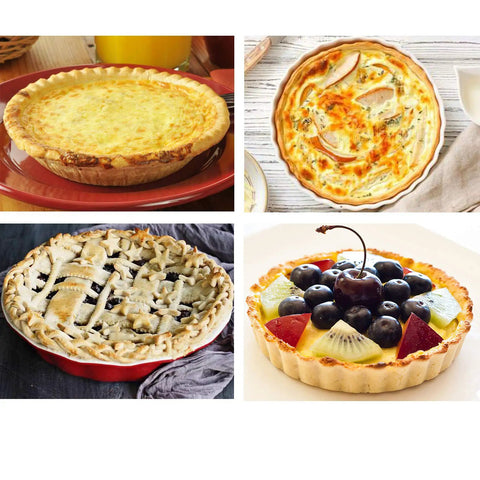 Assorted baked goods on display using Heavy Duty 5 Inch Mini Pie Pans Pack Of 50 Disposable Aluminum Tart Tins.