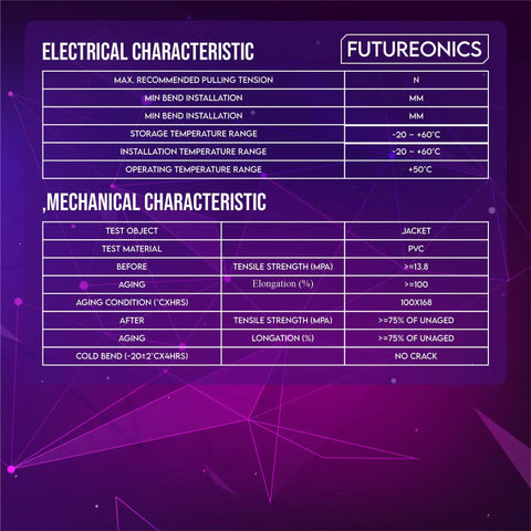 Technical specifications for All In One Access Control Cable For Plenum Install Yellow 500 Ft 18 AWG 4C Power Plus 22 AWG 4C Reader Data