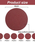 Woodworking Sanding Belts and Discs Set for Bench Sander DIY Friendly with 6 Inch Self Adhesive No Hole Alumina Discs
