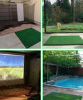 Beefy 10x10ft Heavy Duty Golf Practice Net with High Impact Nylon Netting for indoor and backyard driving range setup