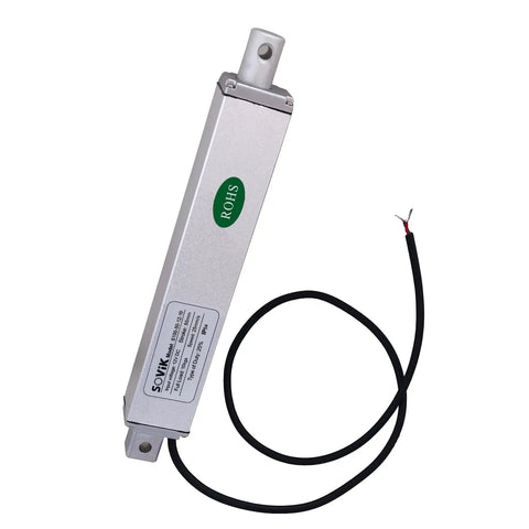 2 Inch Stroke Micro Linear Actuator 12V DC With 1 Inch Per Second No Load Speed Built In Limit Switch And Mounting Brackets For 22 Lbs Load
