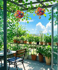 Colorful Hot Air Balloon Sun Catcher Stained Glass Window Decoration For Valentine's Day And Special Occasions Gardens Outdoors Cafes