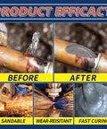 Industrial Strength Metal Repair Epoxy Glue For Quick Bonds In Pipes Machinery And Foundry Castings High Temperature