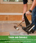 Clear Plastic Sheeting Roll 10 Mil Thick 10 Ft By 100 Ft Heavy Duty Construction Barrier Film in use for flooring protection