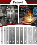 Thin Parallel Bar Set Pro Grade Ten Pairs One Eighth Inch Thick By Six Inch Long Precision Parallels For Machinist Lathe Tools