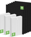 All-In-One Replacement HEPA Filter Kit For HPA300 Series Air Purifiers Includes 3 HEPA Filters R And 6 Carbon Pre-Filters A Replacements