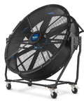 Heavy Duty Fifty Nine Inch Portable Industrial Floor Fan With Variable Speed Settings And Quick Tilt Rig For Warehouse Workshop Or Gym to cool large spaces.