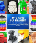 Rapid PLA Filament Bundle 2Kg 1.75mm 250g Spools Eight Color Pack For 3D Printing High Speed Filament in various 3D models