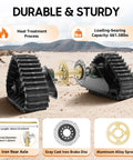 Beefy Heavy Duty 600mm 23.6 Inch Rear Axle Track Assembly Kit For Go Karts ATVs UTVs And Buggy Black Metal Rear Axle Shaft