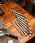 8 Piece Precision Jewelers Screwdriver Set 0.8mm To 1.6mm For Watches Eyeglasses And Jewelry Repairs Pro Grade Tools Kit