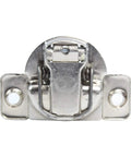 Front view of Two Pack Cabinet Hinges With 108 Degree Opening One Inch Overlay Screw On Compact Design Boss Level Soft Close, model 04441A 15 USA Made