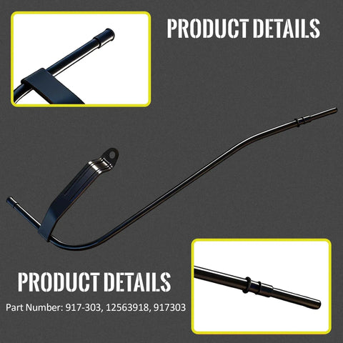 Engine Oil Dipstick Tube 917303 Fits Escalade Tahoe Silverado 1500 2500 3500 Sierra Yukon Hummer H2 Isuzu NPR 12563918