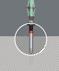 Round And Hex Screw Gripper With Holding Function Quick Change Bit Holder For All Screw Profiles And Sizes Keeps Screws Locked On Your Tool Perfect For DIY Projects Crafts And Pro Jobs shown in use.
