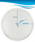 10 Inch Glass Microwave Turntable Tray Replacement That Fits Maytag Samsung GE Panasonic Oster Emerson Daewoo 255mm