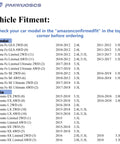 EVAP Canister Vent Valve Solenoid 911-799 fitment chart for Kia Sorento Hyundai Santa Fe 2007-2019 with model years and engine details.
