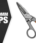 Pro Datacomm Snips For Precise Wire Cutting With Spring Loaded Blade And Textured Double Dipped Grip Serrated Edge