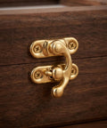 Old School Vintage Iron Hasp Latch Set 24 Pack For Jewelry Boxes Suitcases Treasure Boxes And Tool Boxes Cabinet Swing Locks Left Padlock Hooks
