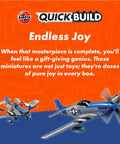 Quick Build D Day Spitfire Fighter Jet Model Kit For Adults And Kids No Glue No Paint Snap Together Aircraft Toys Easy Intro