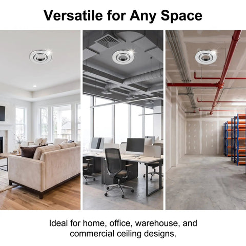 Heavy-Duty 20 Pack Fire Sprinkler Escutcheon Adjustable 2 Layer Stainless Steel Rose Plate in versatile ceiling settings.