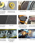 Dope 136 Pieces 3 Inch Sanding Disc Polishing Kit showcasing sandpaper differences and headlight polish results
