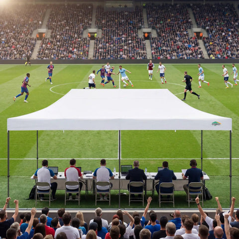 Beefed Up 10x20 Pop Up Canopy Tent With Six Sidewalls And Thickened Frame For Outdoor Weddings And Parties, Easy Up Event Shelter