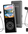 Bluetooth Mp3 Player With Auto Reconnect Five Point Four One Point Eight Inch Screen 64GB Memory Built In Speaker Micro SD Ready