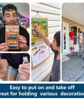 Vinyl Siding Hooks Hanger 10 Pack No Drill Quick Install For Hanging Outdoor Decor on Siding Soffit