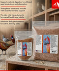 Pigeon Grit For Strong Muscles And Bones, Nutritious Bird Food For Grit Eating Birds, Supports Digestion, mineral-rich formula, bags