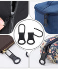 10 Pack Metal Zipper Pull Replacement Tabs For Jackets, Jeans, Backpacks, Boots, Purses, Coats, Pants, Luggage, Detachable Zipper Head Repair Kit